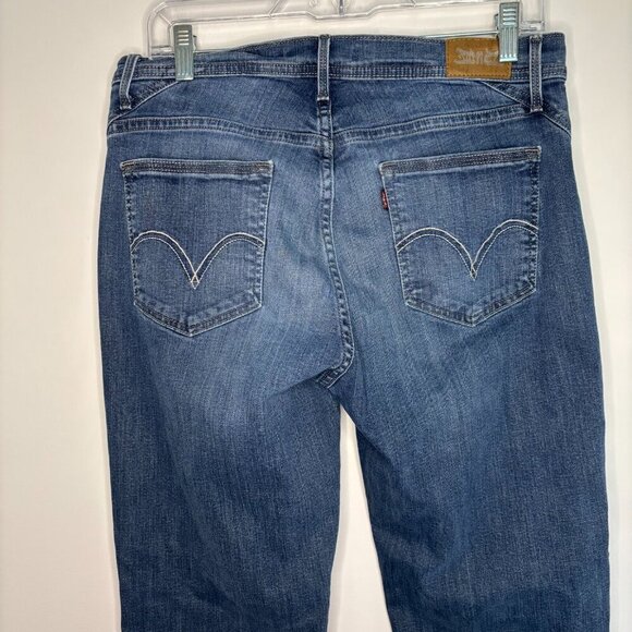 LEVIS Curvy 529 Bootcut Womens 31"W x 30"L Denim 5 pocket Med Wash - Picture 3 of 8